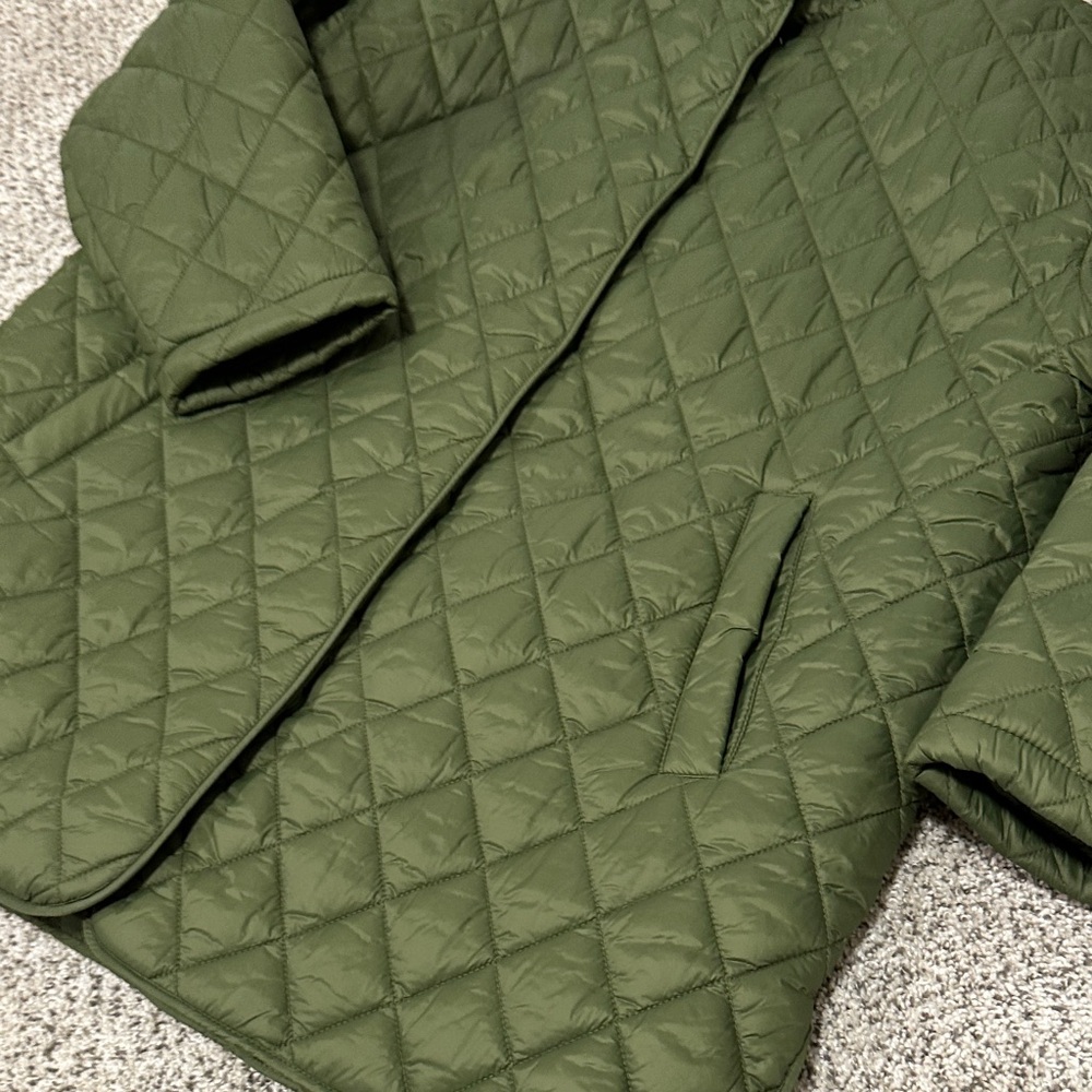 Green Quilted Jacket XL - Picture 3 of 7